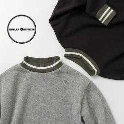 BURLAP OUTFITTER / Knit Fleece Mock Top