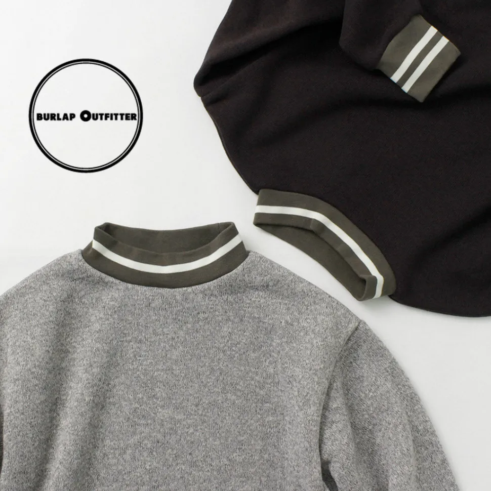 BURLAP OUTFITTER / Knit Fleece Mock Top