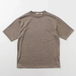 BURLAP OUTFITTER / Short Sleeve Merino Wool Pocket T-Shirt
