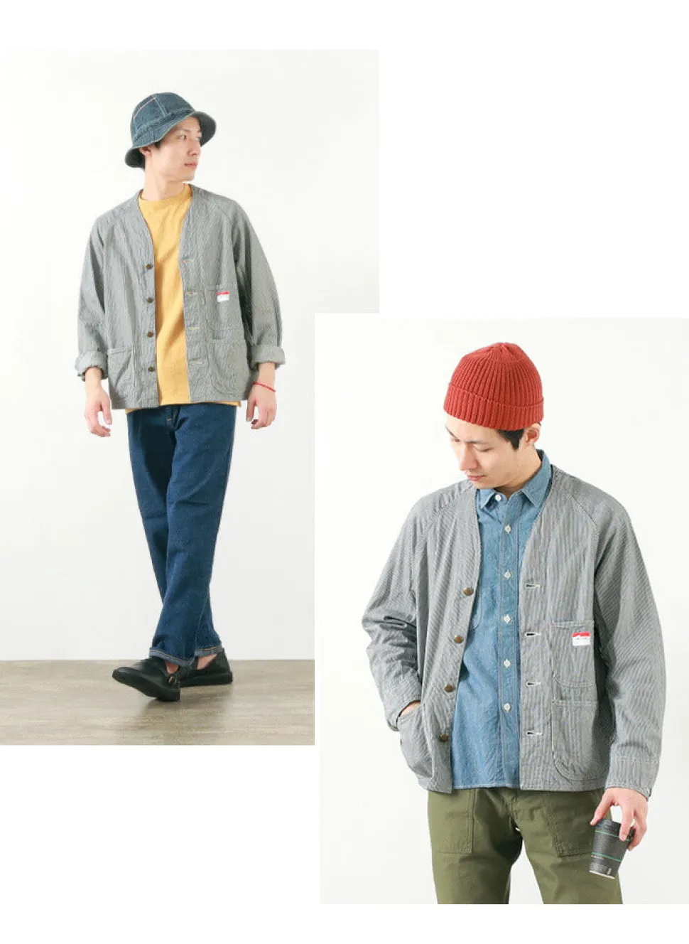 CAL O LINE / Hickory engineer jacket