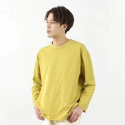 CAL O LINE / Inlay Long Sleeve T-shirt