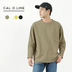 CAL O LINE / Inlay Long Sleeve T-shirt