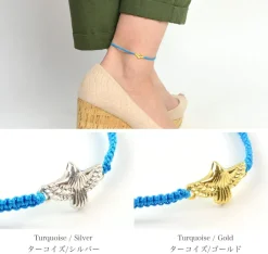 CHALISA T.. / Eagle Notching Cord Anklet