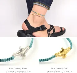 CHALISA T.. / Eagle Notching Cord Anklet