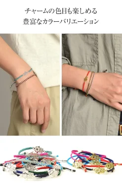 CHALISA T.. / Hamsa Hand Knotted Cord Bracelet