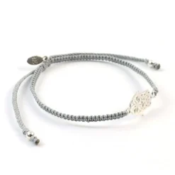 CHALISA T.. / Hamsa Hand Knotted Cord Bracelet