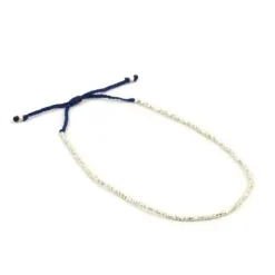 CHALISA T.. / Karen Silver Beads Single Cord Anklet