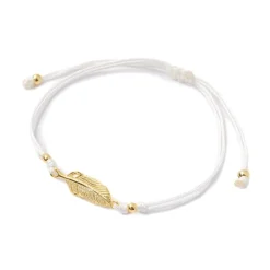 CHALISA T.. / Mini Feather Notched Cord Bracelet