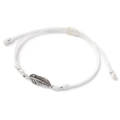 CHALISA T.. / Mini Feather Notched Cord Bracelet