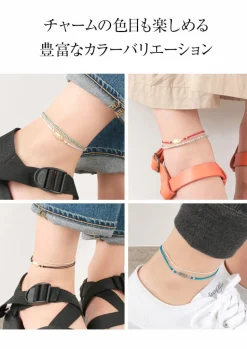 CHALISA T.. / Mini Feather Notting Cord Anklet