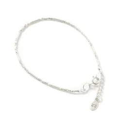 CHALISA T.. / Multi-cut Karen silver beads & tube beads / bracelet