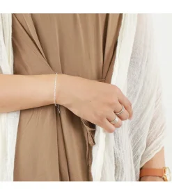 CHALISA T.. / Multi-cut Karen silver beads & tube beads / bracelet