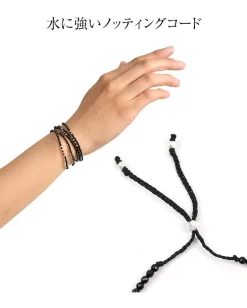 CHALISA T.. / Onyx 2mm cut beads 2 way accessory necklace/bracelet