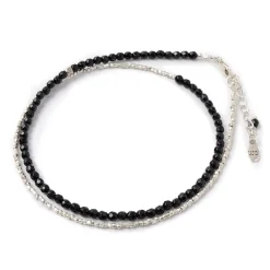 CHALISA T.. / Onyx W-Wrap Anklet