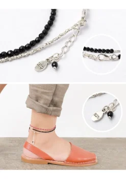CHALISA T.. / Onyx W-Wrap Anklet