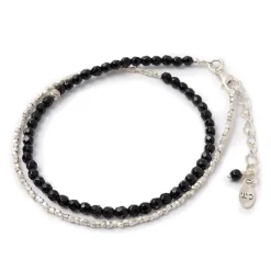 CHALISA T.. / Onyx W-Wrap Bracelet