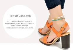 CHALISA T.. / Silver Cross Knotting Cord Anklet