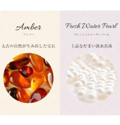 CHALISA T.. / Turquoise Amber Pearl Combi Bracelet