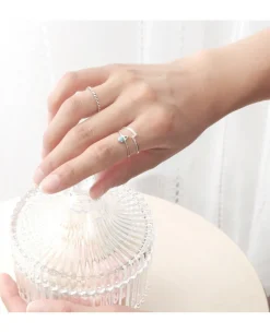 CHALISA T.. / Turquoise Circle Triangle Extra Fine Ring