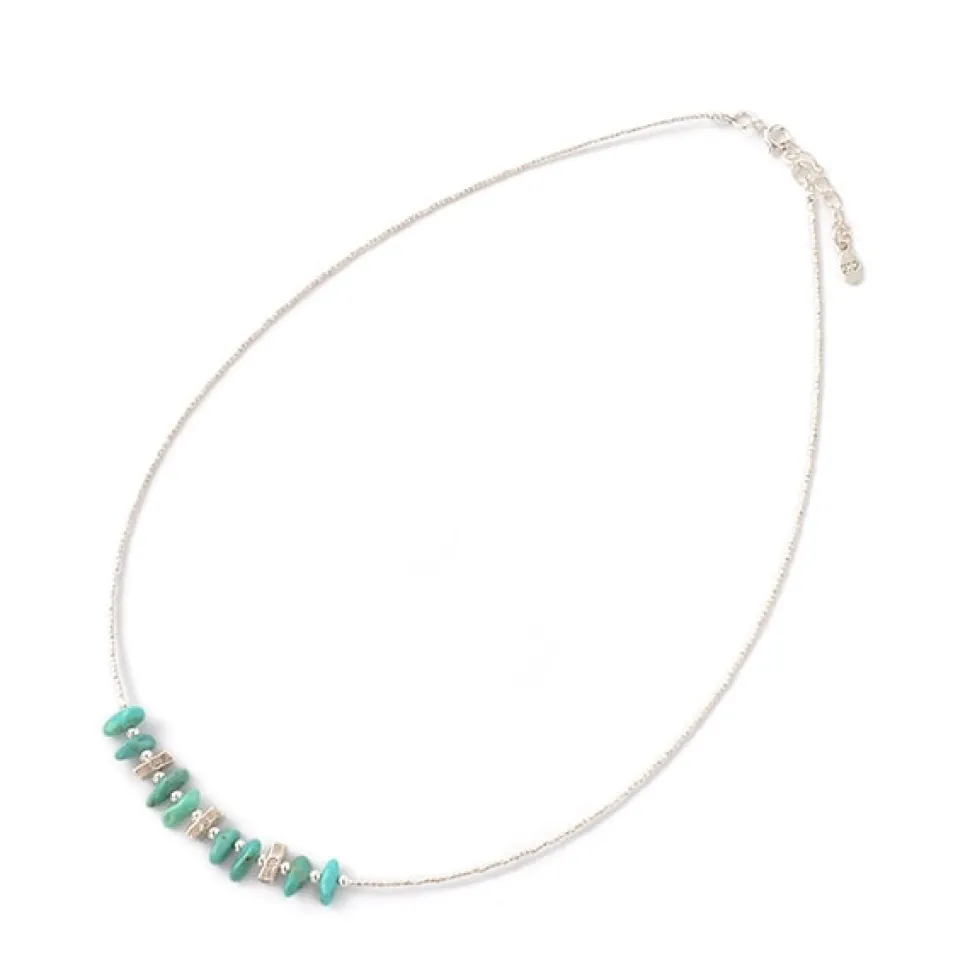 CHALISA T.. / Turquoise Tiny Beads Necklace