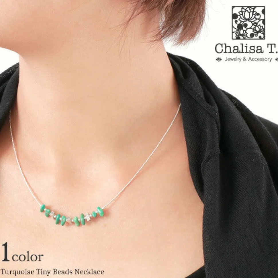 CHALISA T.. / Turquoise Tiny Beads Necklace