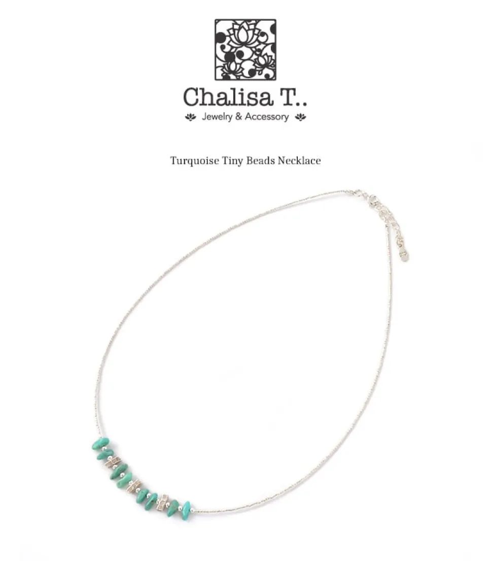 CHALISA T.. / Turquoise Tiny Beads Necklace