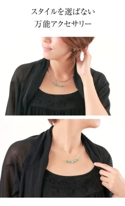 CHALISA T.. / Turquoise Tiny Beads Necklace