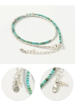 CHALISA T.. / Turquoise W Wrap Bracelet Karen Silver