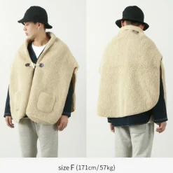 COLDBREAKER / Boa Wool Poncho