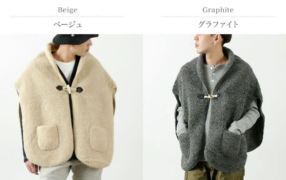 COLDBREAKER / Boa Wool Poncho