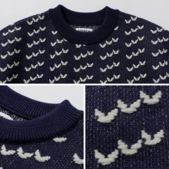 COOHEM / Big Birds Eye Knit Pullover