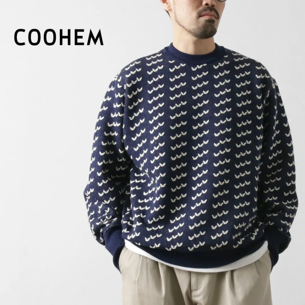 COOHEM / Big Birds Eye Knit Pullover