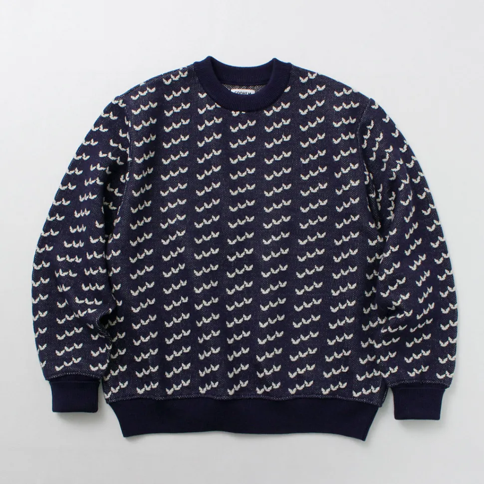 COOHEM / Big Birds Eye Knit Pullover