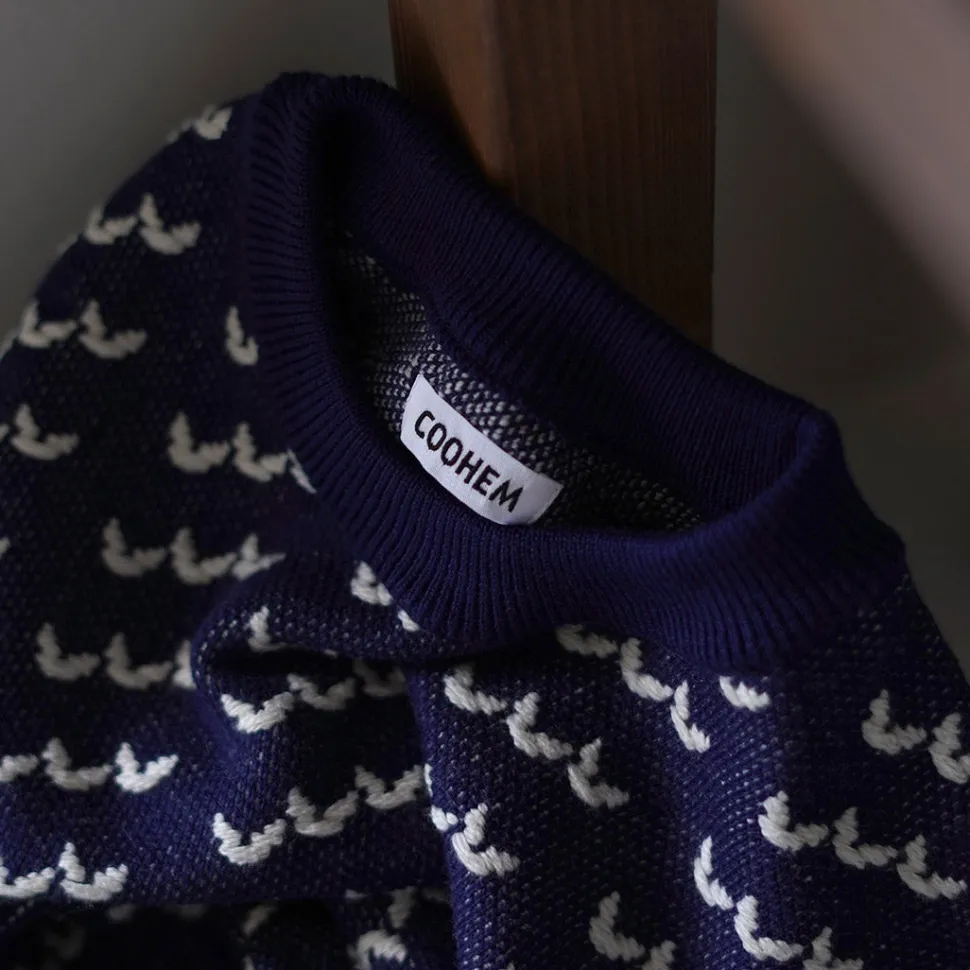 COOHEM / Big Birds Eye Knit Pullover