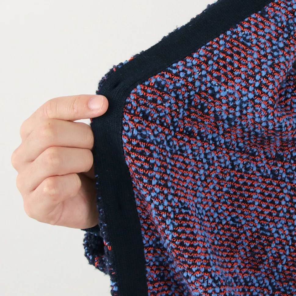 COOHEM / Check Tweed Cardigan