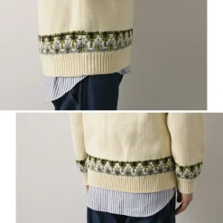 COOHEM / Nordic Knit Pullover