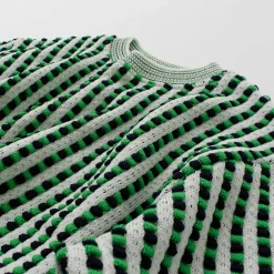 COOHEM / Retro Wave Knit Pullover