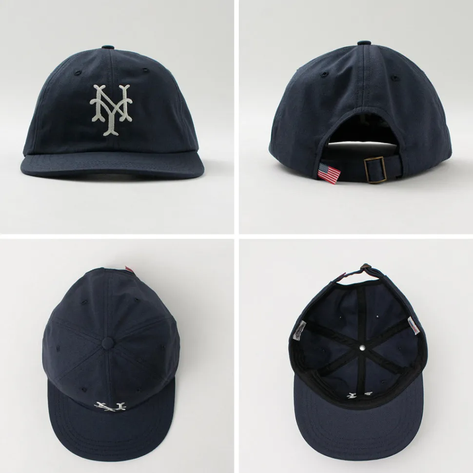 COOPERSTOWN BALL CAP / Cotton Hard Visor Cap