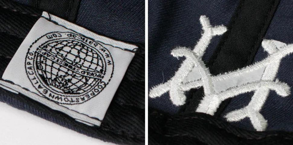 COOPERSTOWN BALL CAP / Cotton Hard Visor Cap