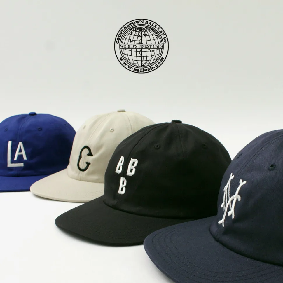 COOPERSTOWN BALL CAP / Cotton Hard Visor Cap