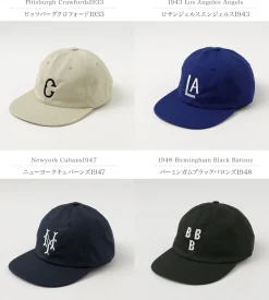 COOPERSTOWN BALL CAP / Cotton Hard Visor Cap