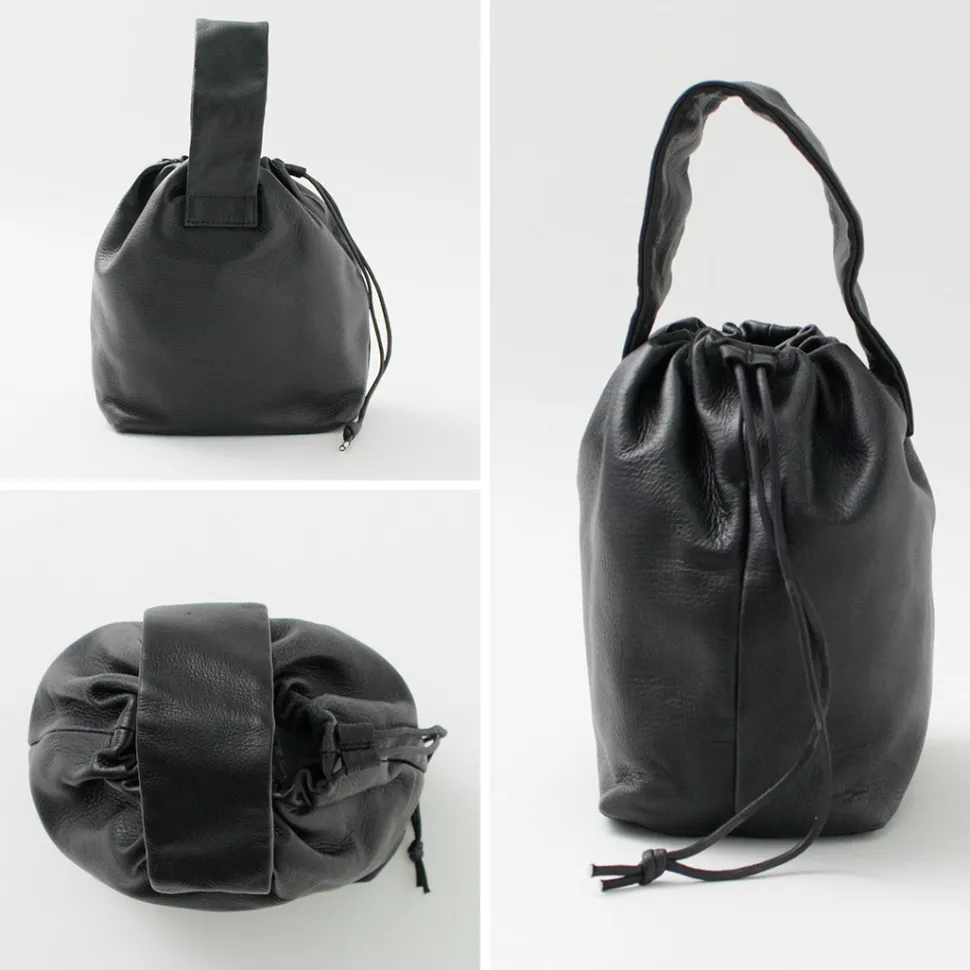 CREED / Drawstring Tote Cowhide Leather