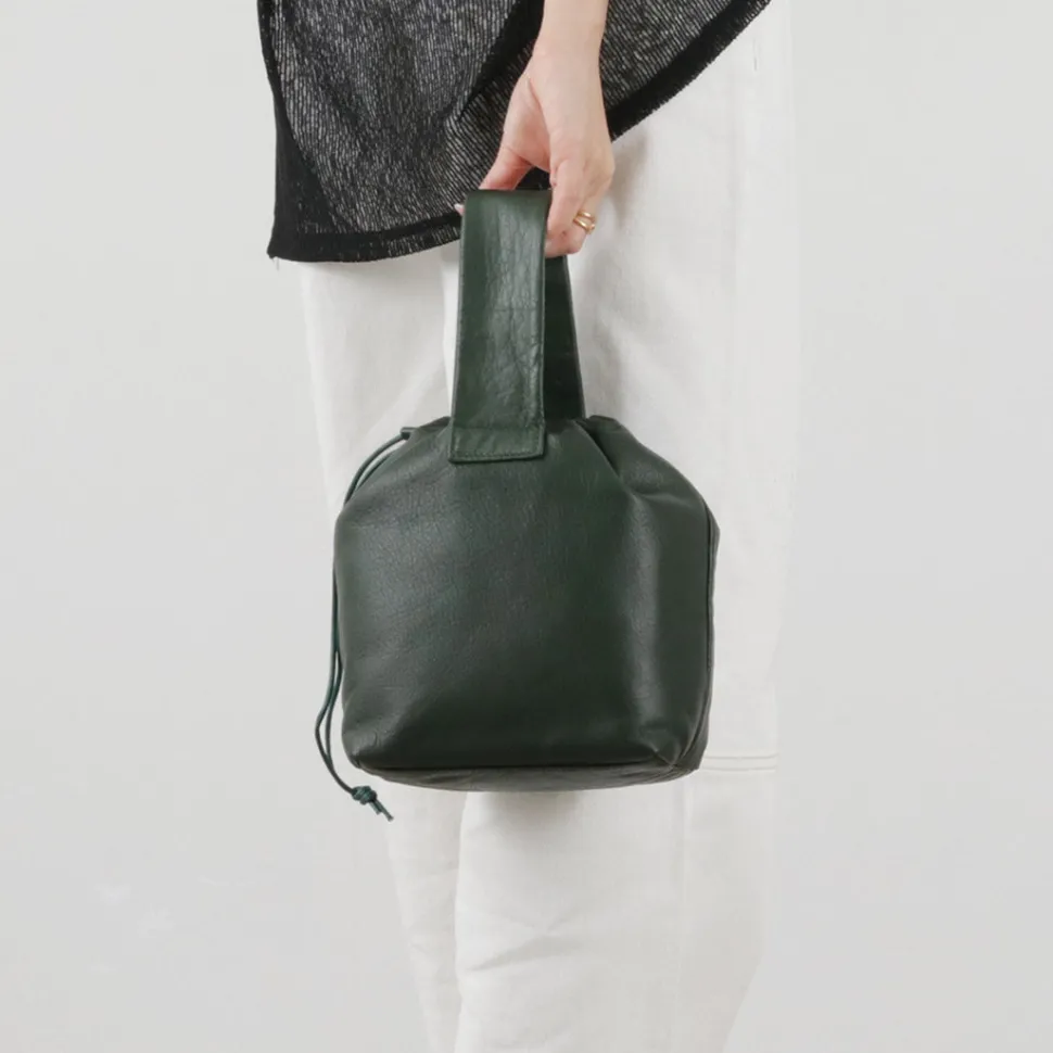 CREED / Drawstring Tote Cowhide Leather