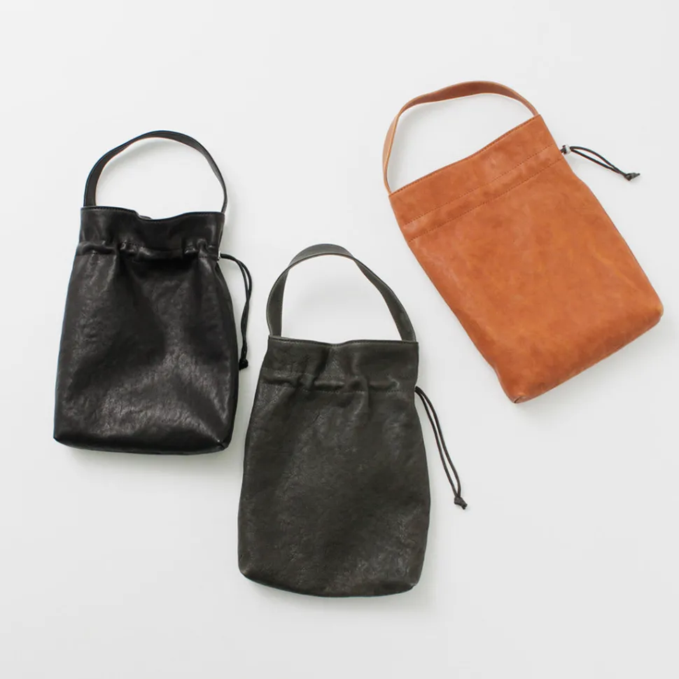 CREED / Drawstring Tote Horse Leather