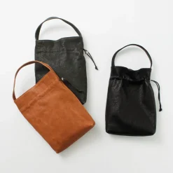CREED / Drawstring Tote Horse Leather