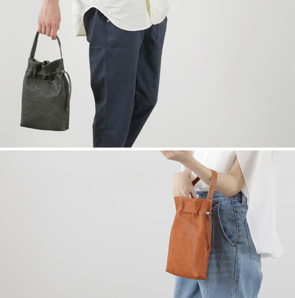 CREED / Drawstring Tote Horse Leather