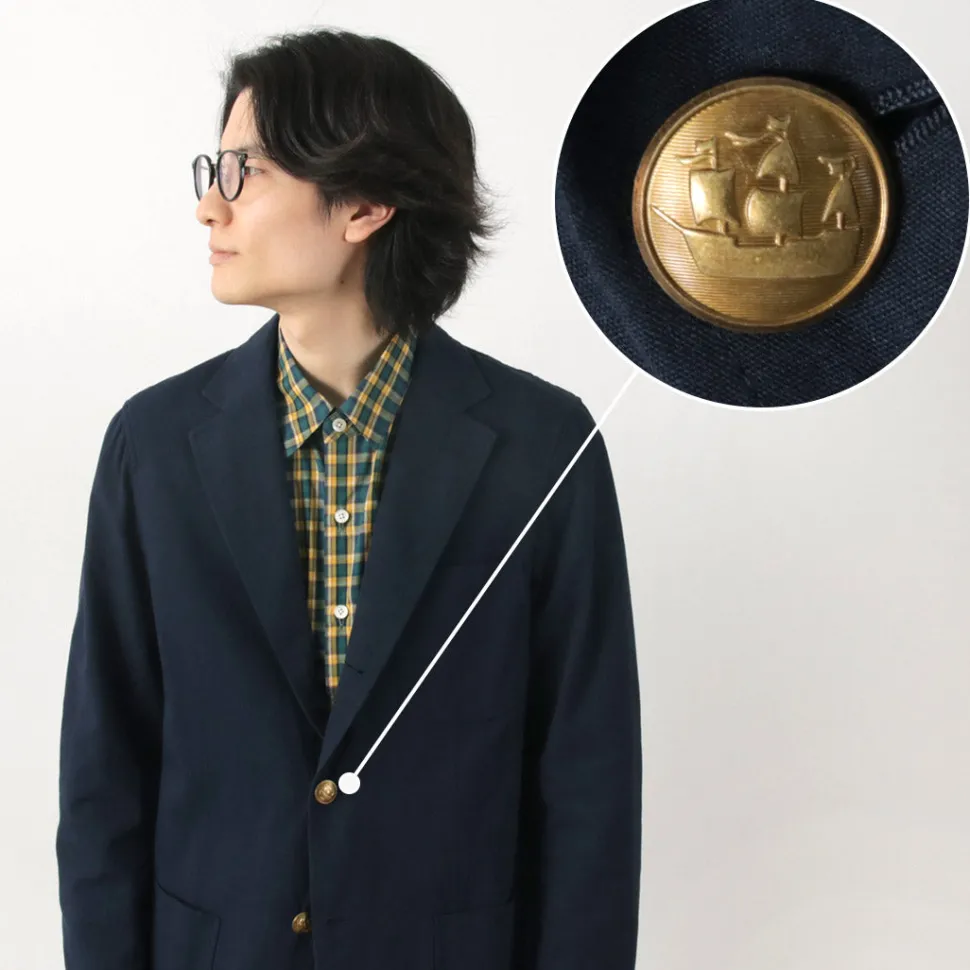 D.C.WHITE / Cotton Linen Summer Blazer