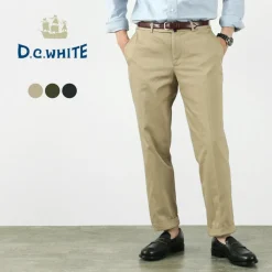 D.C.WHITE / Cotton twill regular silhouette chinos
