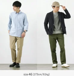 D.C.WHITE / Cotton twill regular silhouette chinos