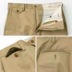 D.C.WHITE / High Density tapered pants